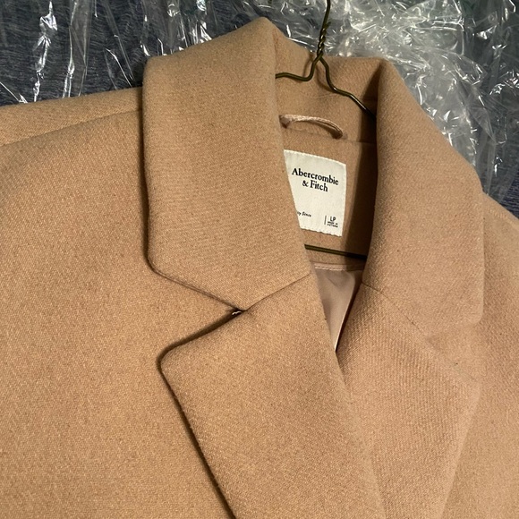 Abercrombie Fitch Short Wool Blend Coat - Picture 10 of 11